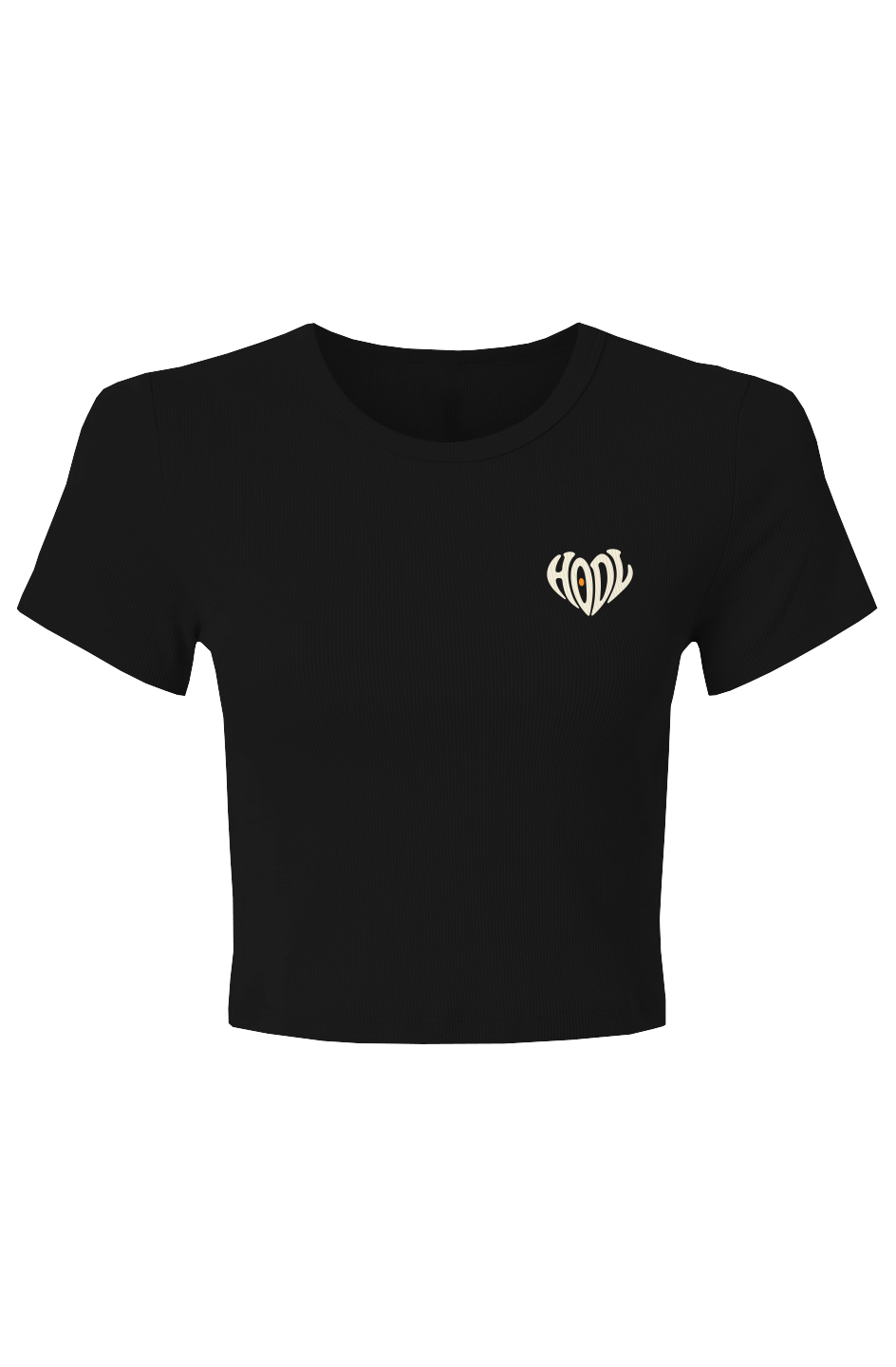 Baby Rib Crop Tee